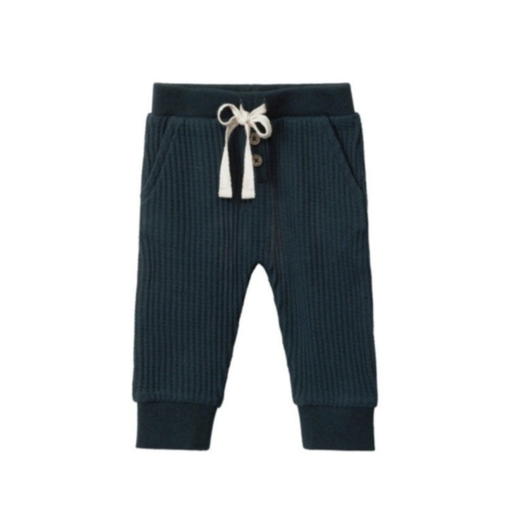 🟣2/$40🟣Jamie Kay Organic Cotton Waffle Oliver Pants - Heron 1Y